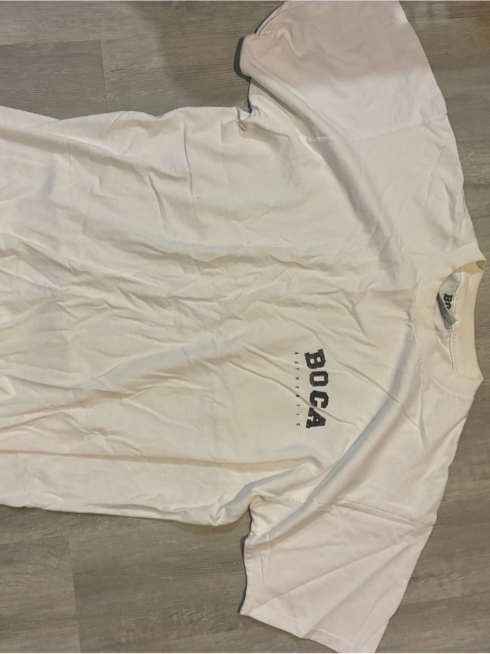 BOCA White Short-Sleeve Logo Tee